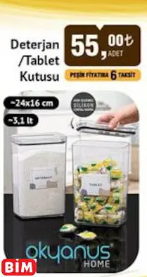 OKYANUS HOME DETERJAN /TABLET KUTUSU OKYANUS HOME DETERJAN /TABLET KUTUSU